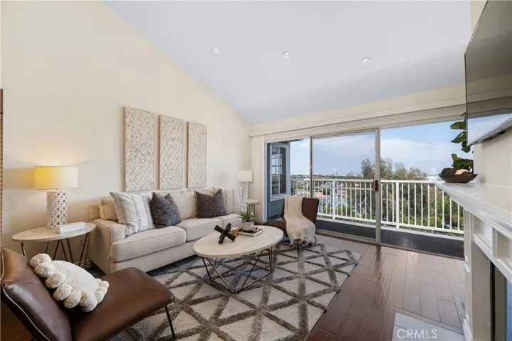 Living Room with Harbor Views