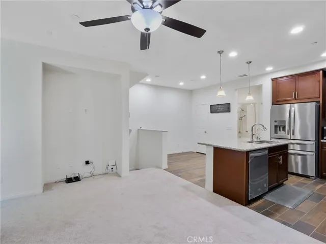 Kitchen & Living Room