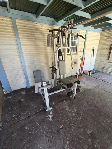 Exercise equipment included