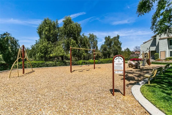 Enjoy Rimgate Parks swings  and a small slide for the kids.