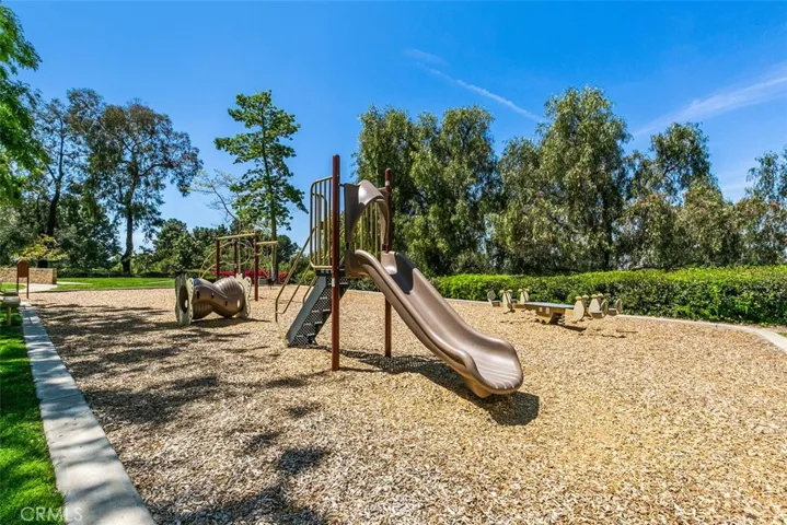 Rimgate's Park around the corner has a playground area and this is showing the slide for the kiddos