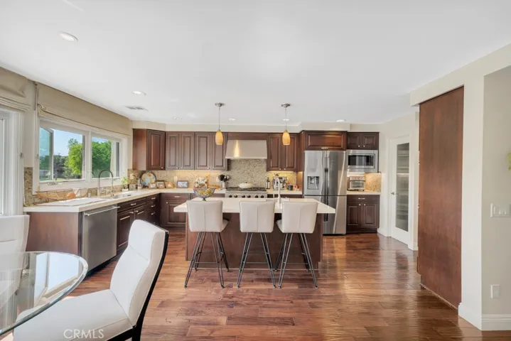 Open concept kitchen