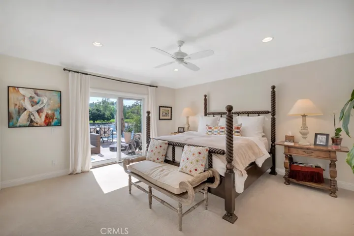Primary bedroom on lower level