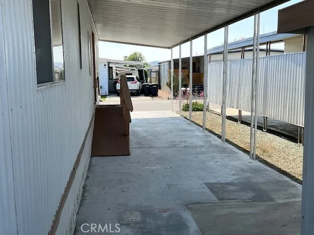 CARPORT VIEW FACING WEST