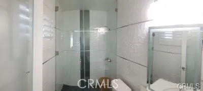 This is a view of the  primary remodeled bathroom