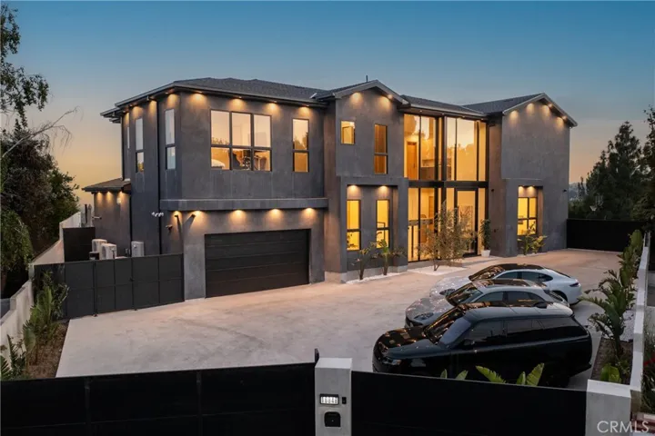 Front View of Property behind the Private Gate providing Privacy and Tranquility.