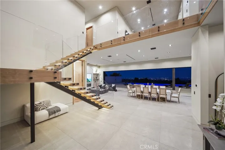 Floating Staircase Custom Built with Solid Wood