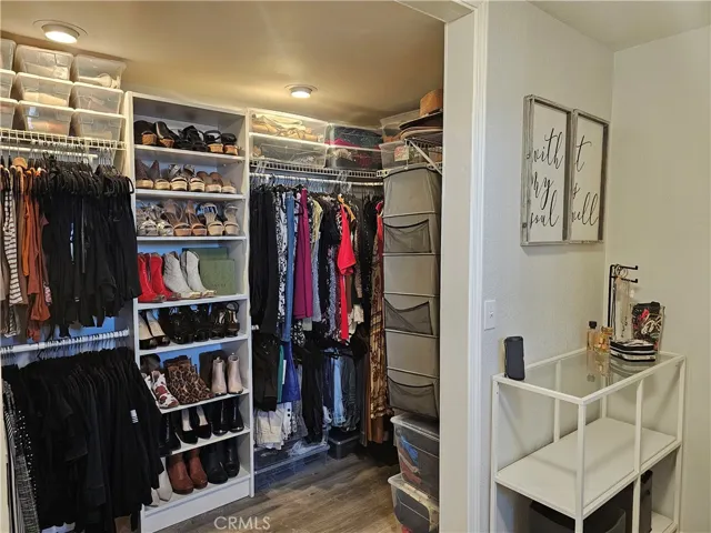 Primary closet