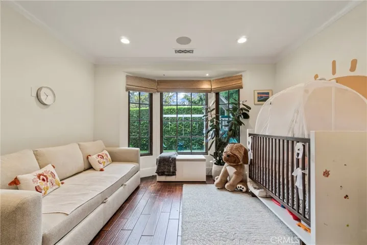 bedroom 2 with bay window overlooking front yard