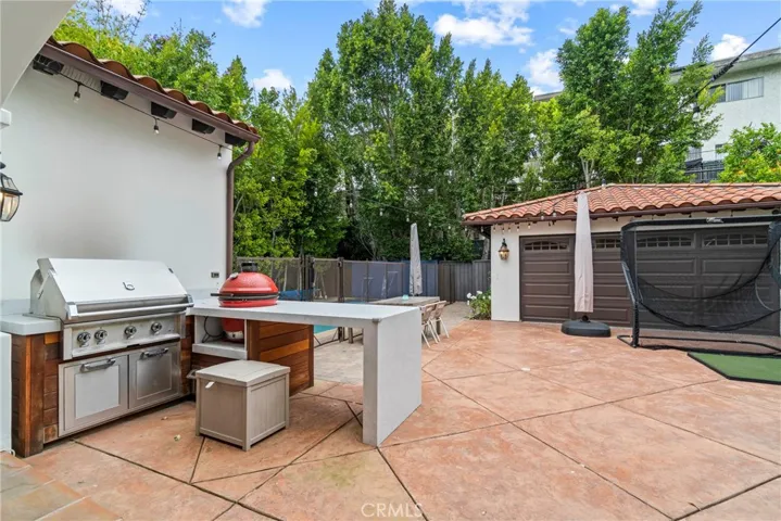 backyard bbq area