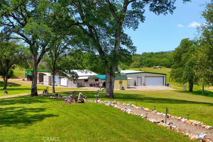 Yellow Brick Road to Pond & Outdoor Buildings