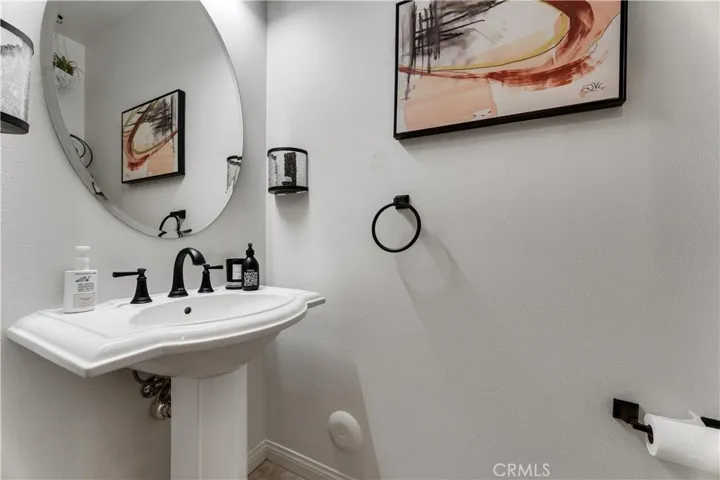 Hall Powder room