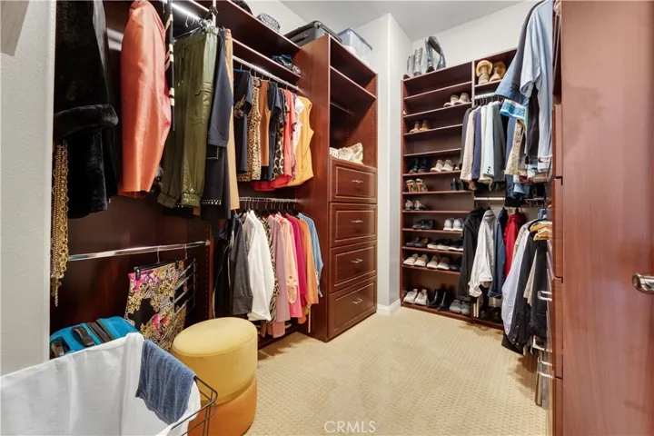 Owners walk-in closet