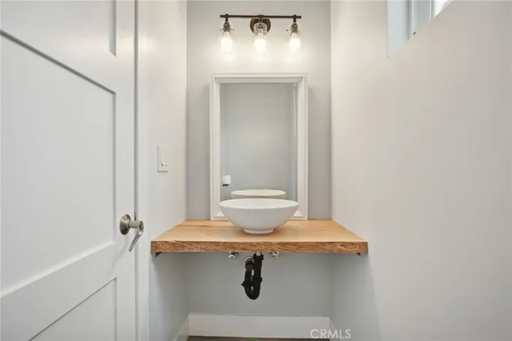 Downstairs half bath