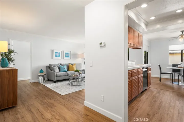 view as you open your front door. Notice the nice new vinyl flooring.