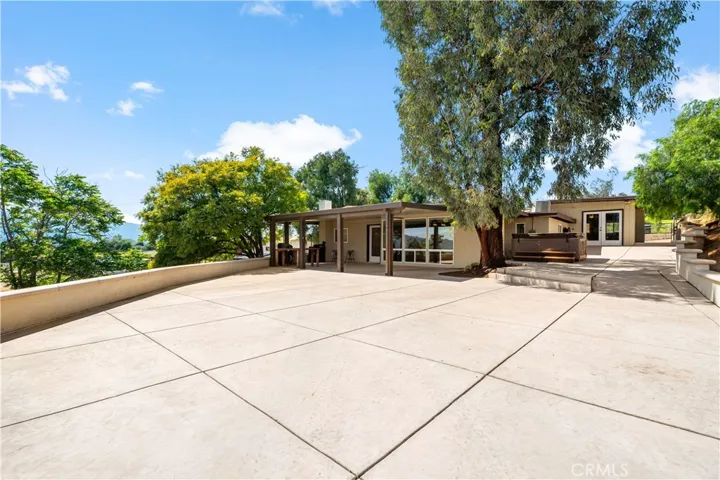 Large Concrete Patio