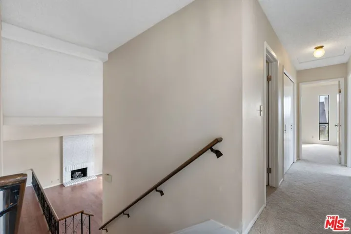 staircase to hallway entrance