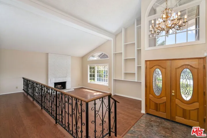 foyer with marble entrance