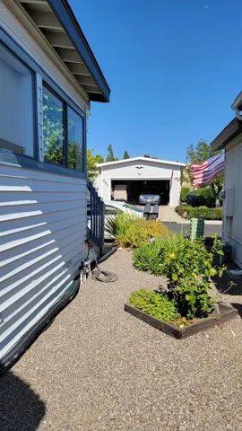 Low maintenance side yard