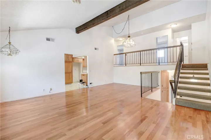 Living Room Looking towards kitchen