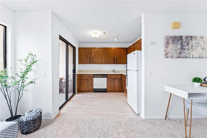 living room facing kitchen