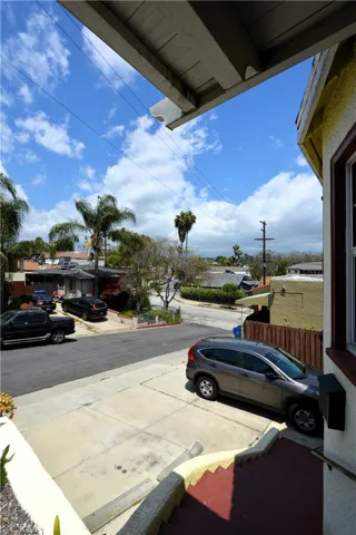 View of the street down below your private perch.