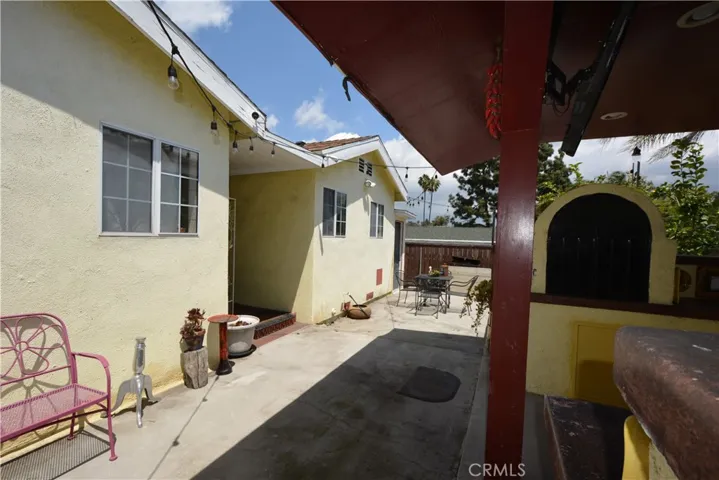 another view of back patio