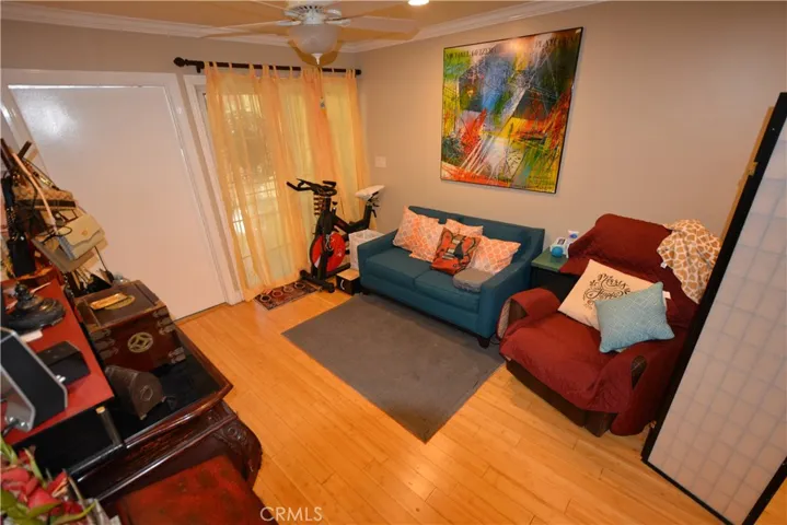Seating area with access to outdoors