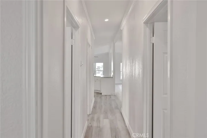 Hallway leading to kitchen