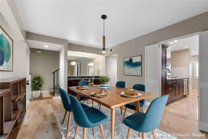 Dining Area. This Photo is virtually staged.