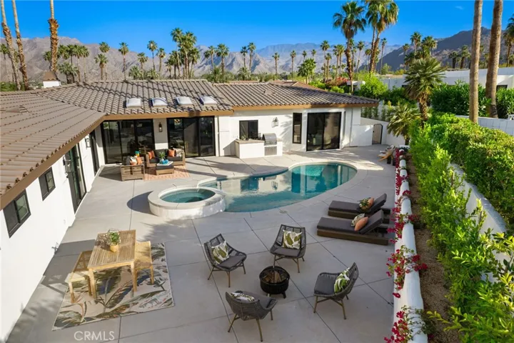 Backyard for entertaining or relaxing