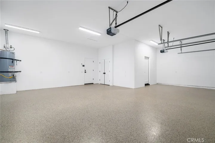3 car garage with AC Split System