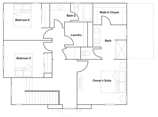 Residence 2 - Level 2 Floorplan