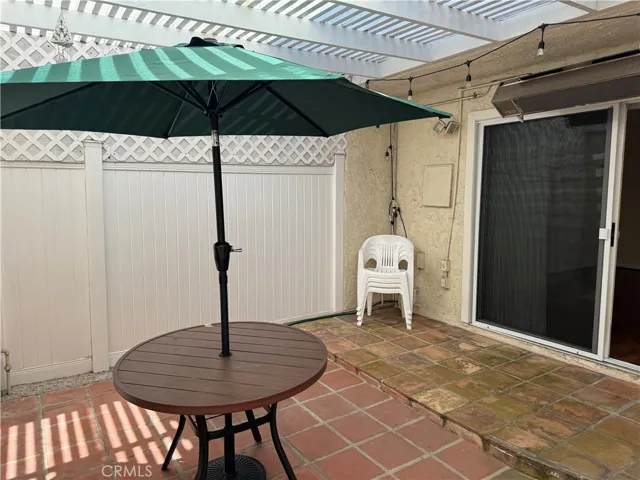 Private Enclosed Patio