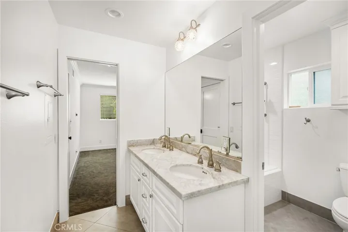 Scondary Bathroom with Marble Counters