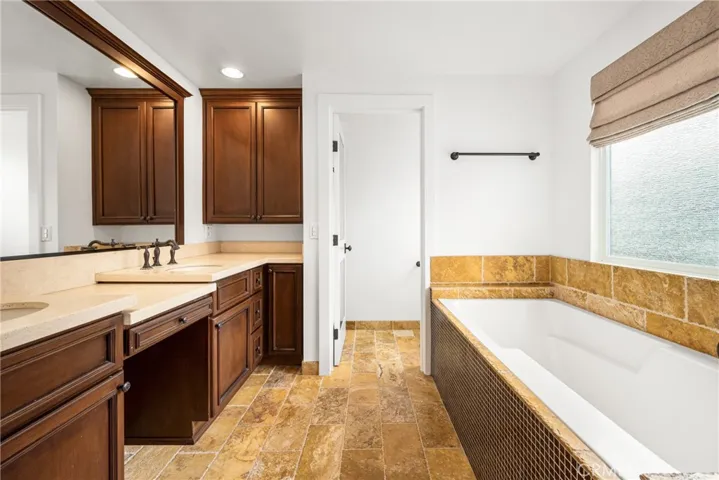Remodeled Primary Bathroom with Soaking Tub