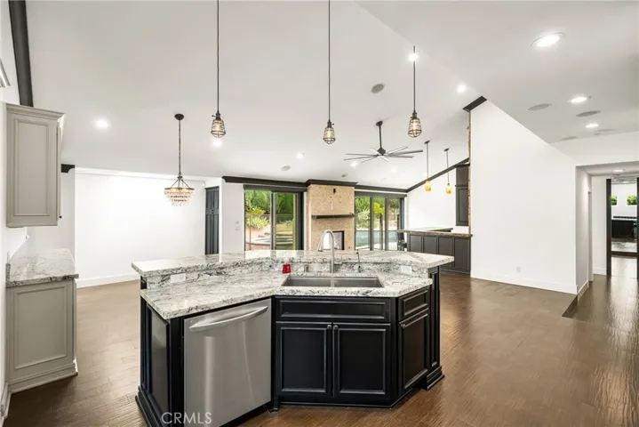 Kitchen is Open to Living Areas