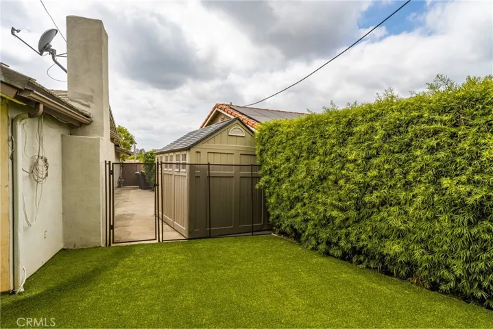 Side Yard with Shed