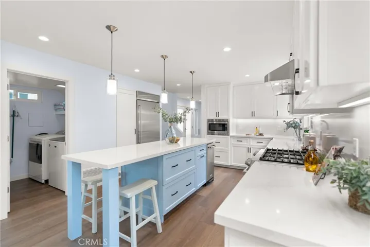 The fully upgraded and well appointed kitchen.