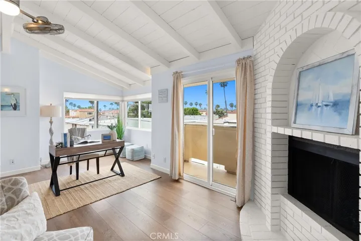 The loft is ideal for a home office, additional media room, or light exercise area.