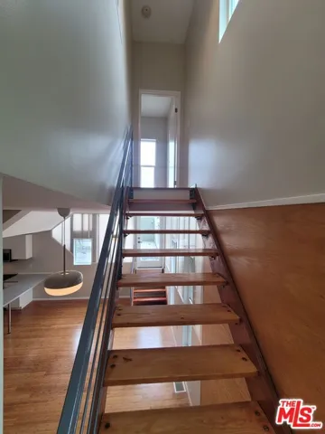 Staircase to primary bedroom