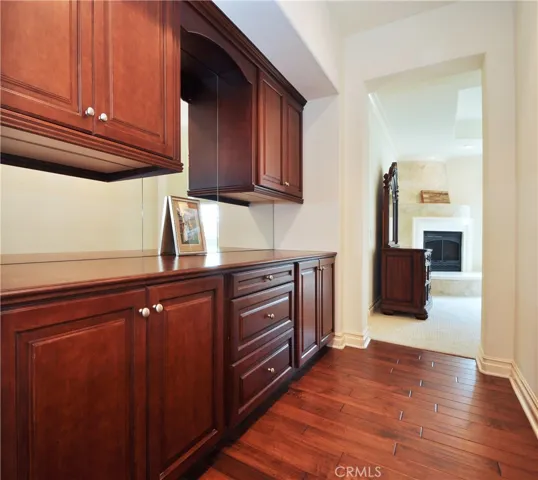 Entrance to Primary bedroom with built-ins