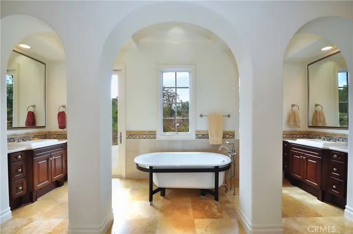 Large and spacious primary bathroom