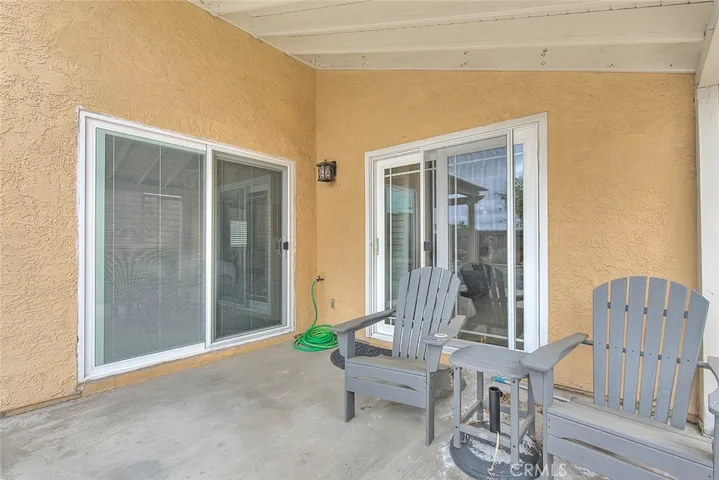 Sliders to primary bedroom and the family room
