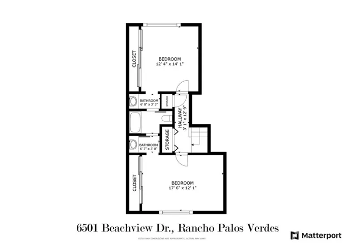 Upper Floor Floorplan