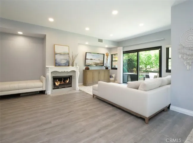 Living Room with Fireplace