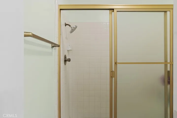 Shower in primary bedroom