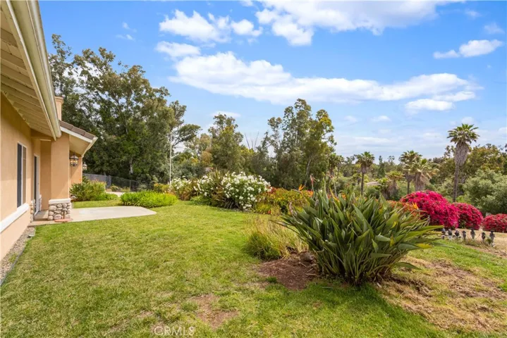 Front yard with views.