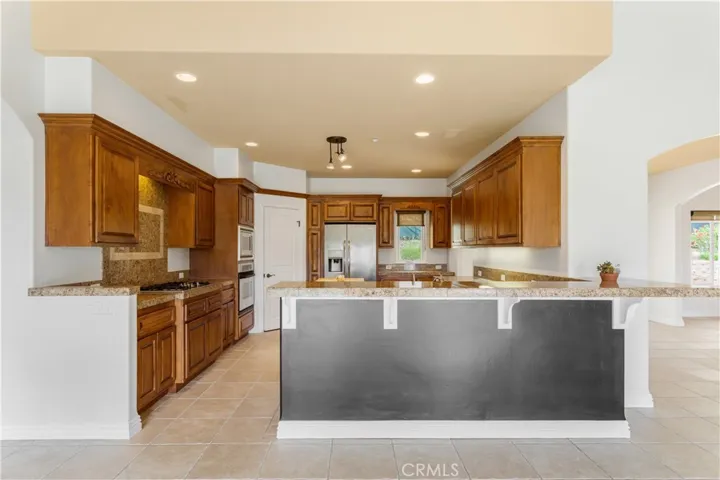 Kitchen is open to the family living area and has room for lots of cooks!
