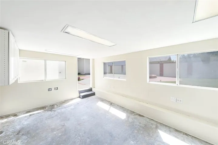 Storage room under apartment
